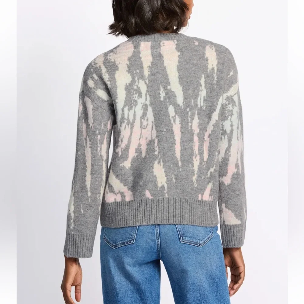 Rails. Virgo Sweater - Grey Tie Dye -size medium NWT - Picture 2 of 5